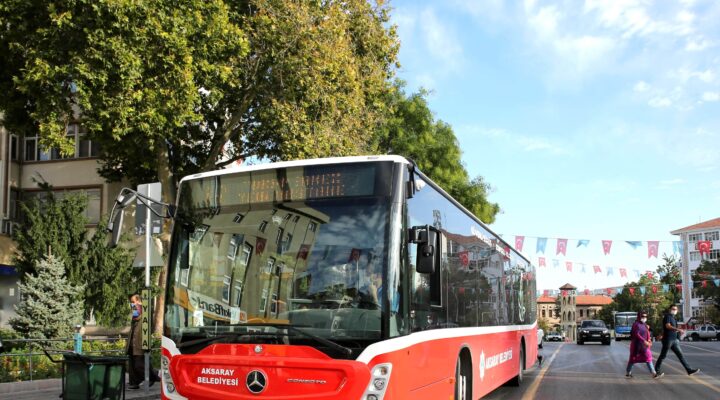 AKSARAY BELEDİYESİ’NDEN 29 EKİM’E ÖZEL ÜCRETSİZ ULAŞIM HİZMETİ