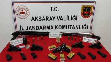 Jandarma’dan kaçak silah operasyonu