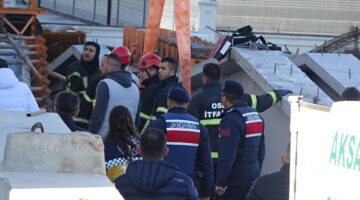 Aksaray’da üzerine beton blok düşen işçi öldü